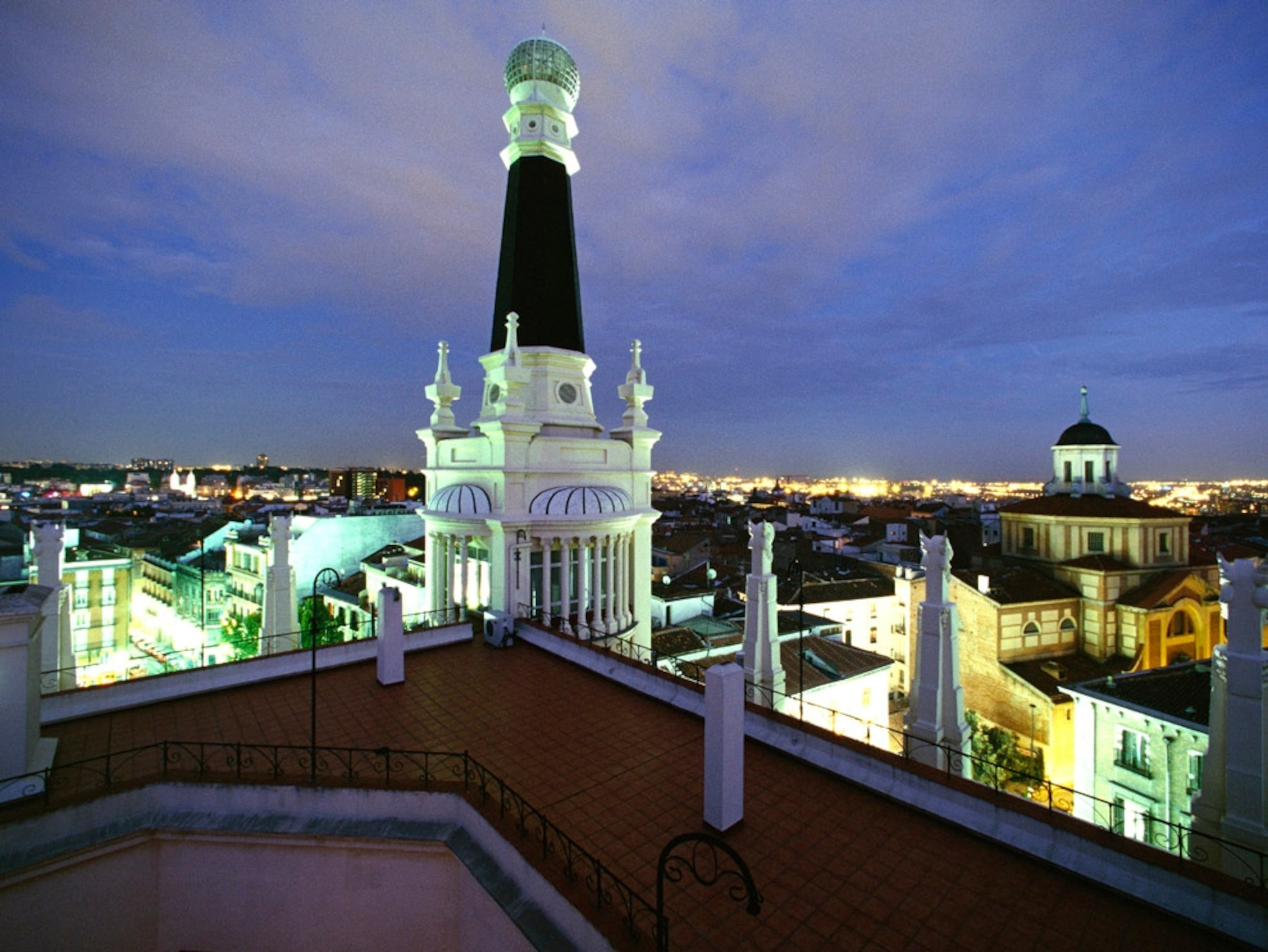 View from the terrace of the ME Madrid