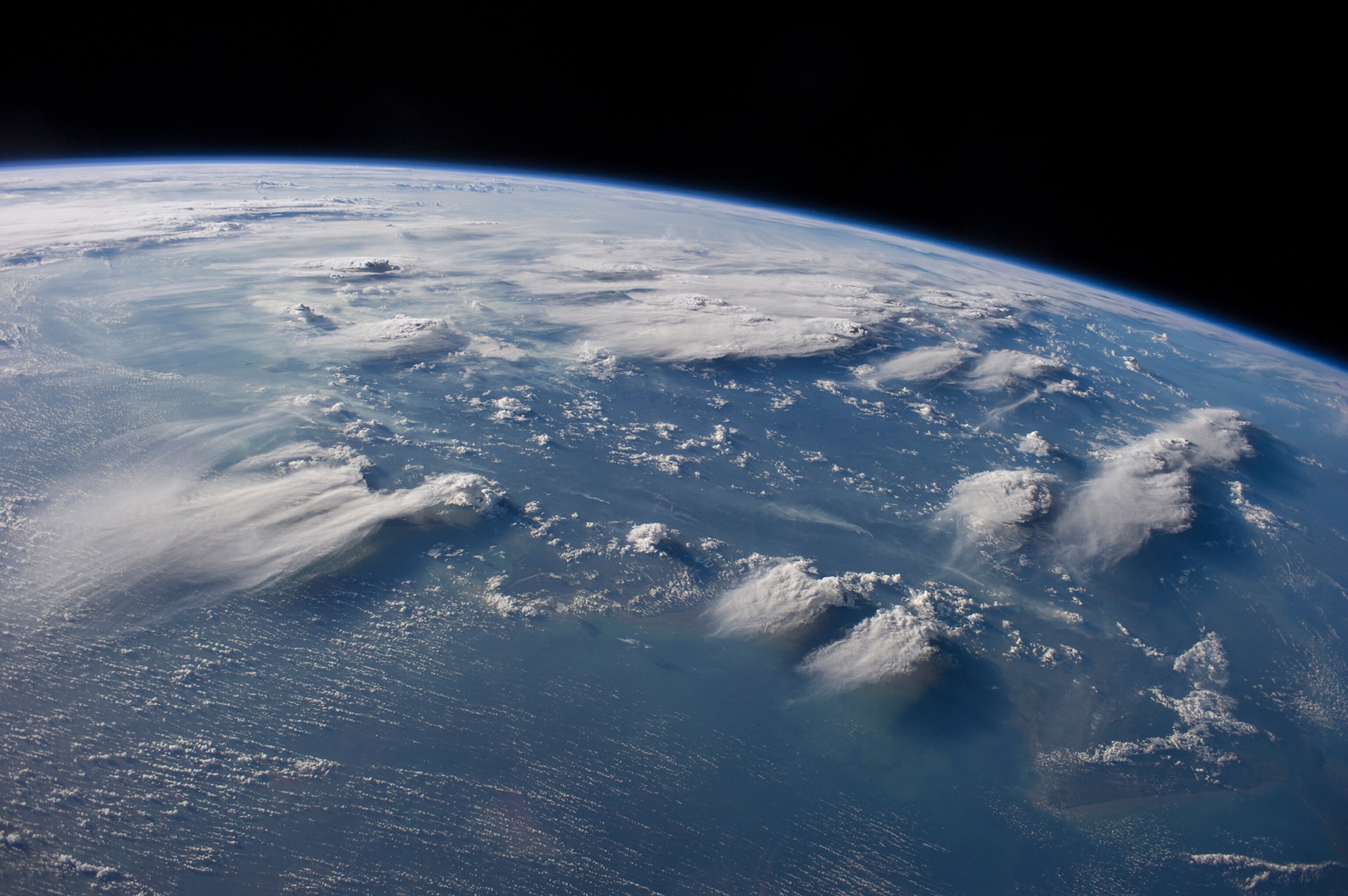 Astronaut image of the Earth.