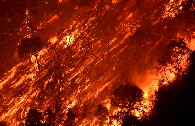 See the Hellscape Created by the Raging Sand Fire