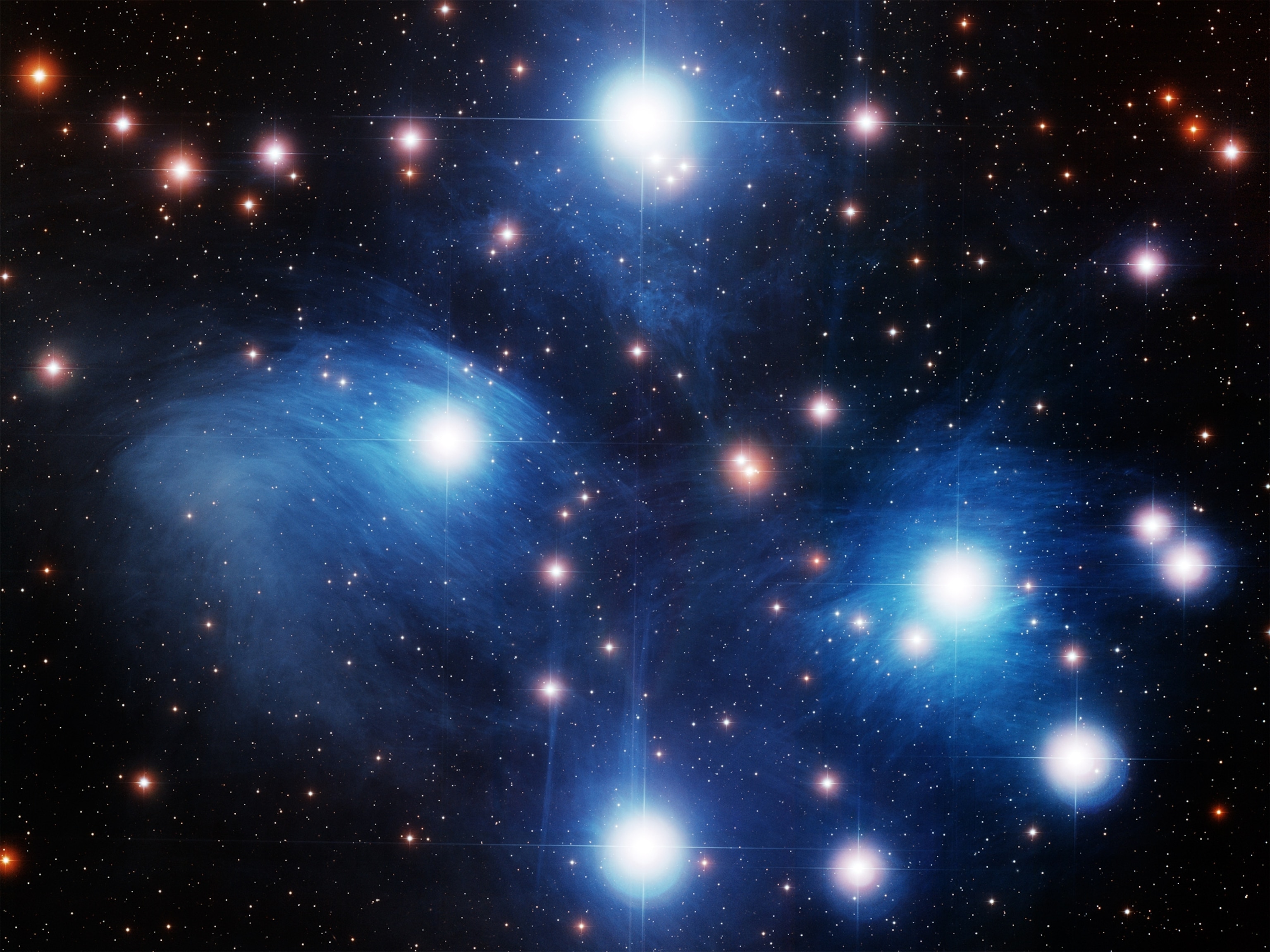 Picture - the M45 Pleiades, the Seven Sisters