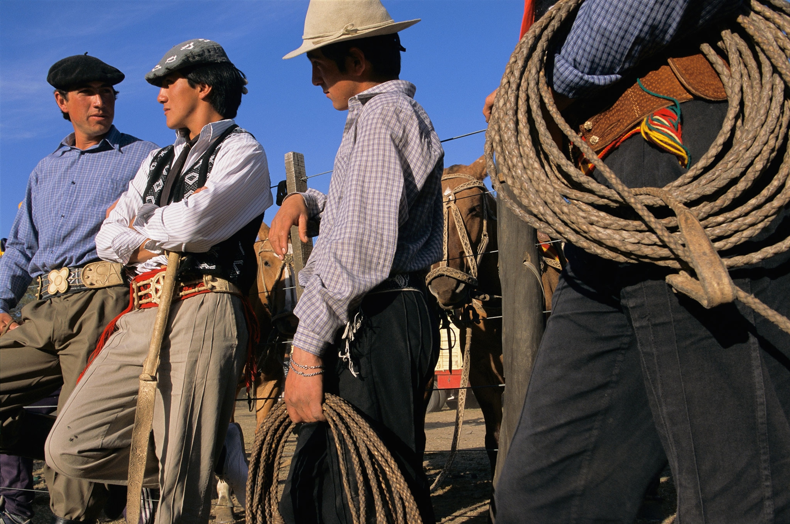 gauchos at a rodeo in Argentina