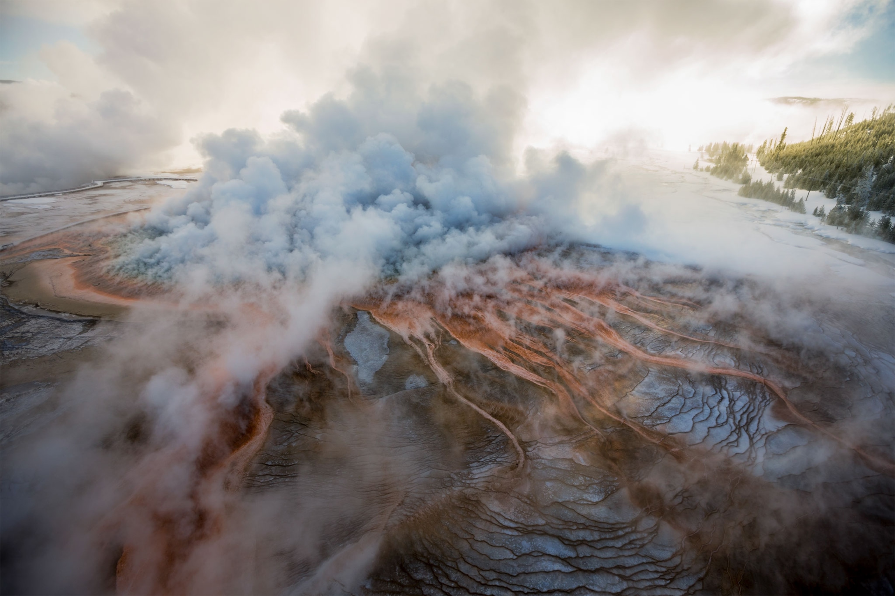 Yellowstone hot springs