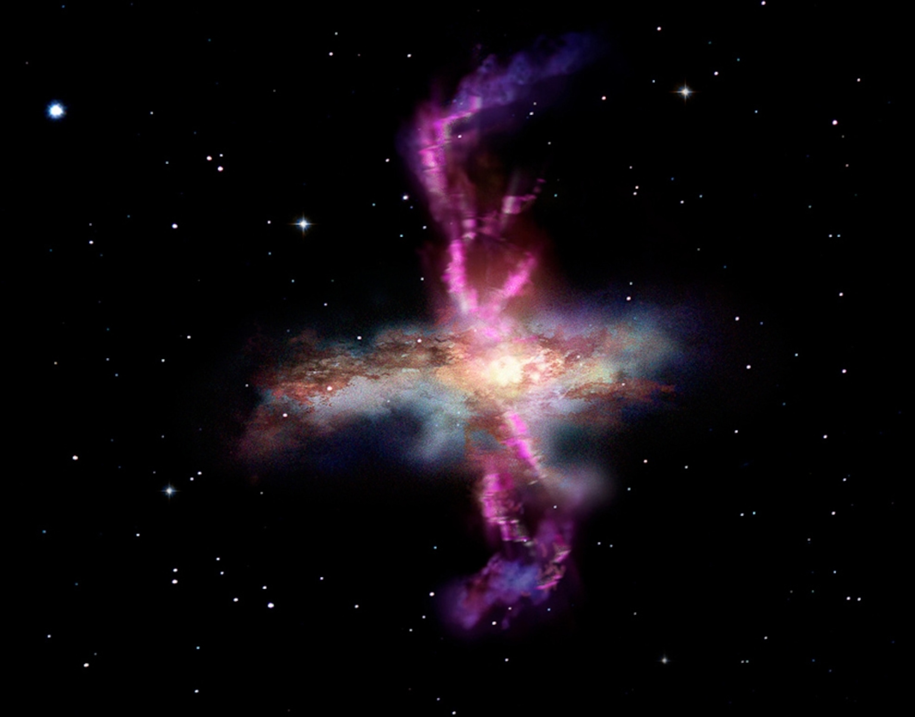 molecular outflow from a galaxy -- for space pictures of the week gallery