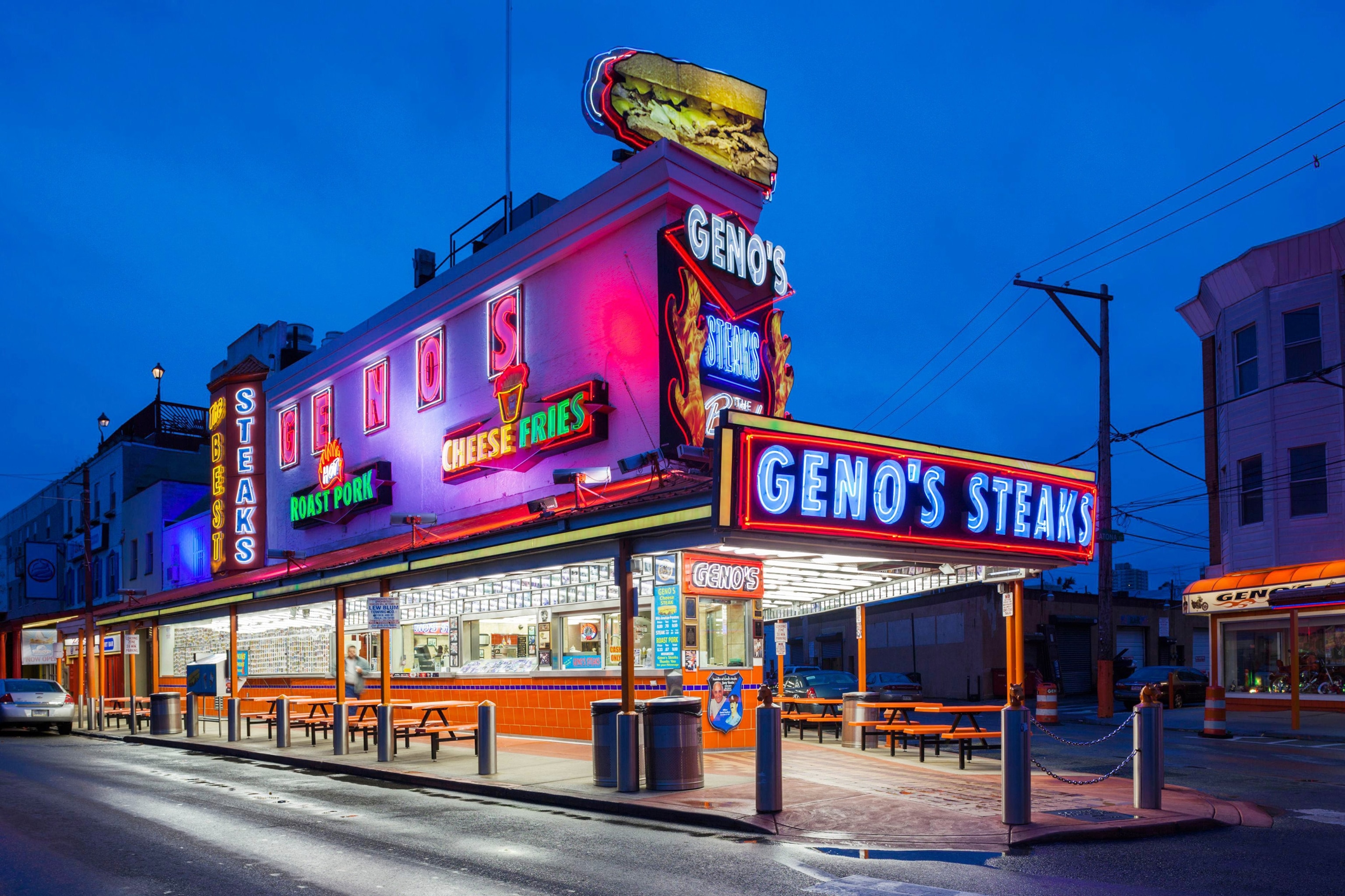Geno's Steaks in Philadelphia, Pennsylvania