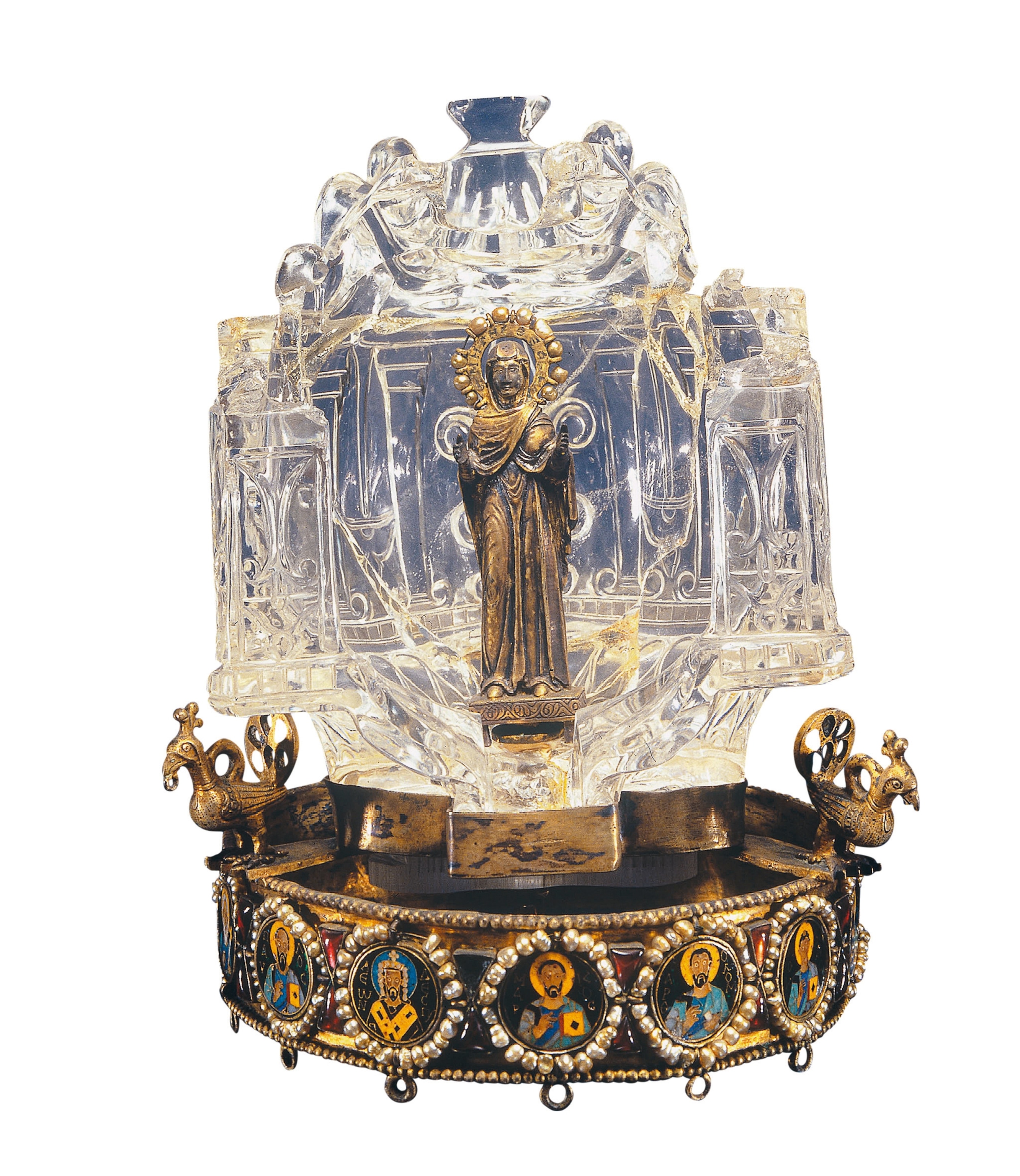 The Grotto of the Virgin is pictured.