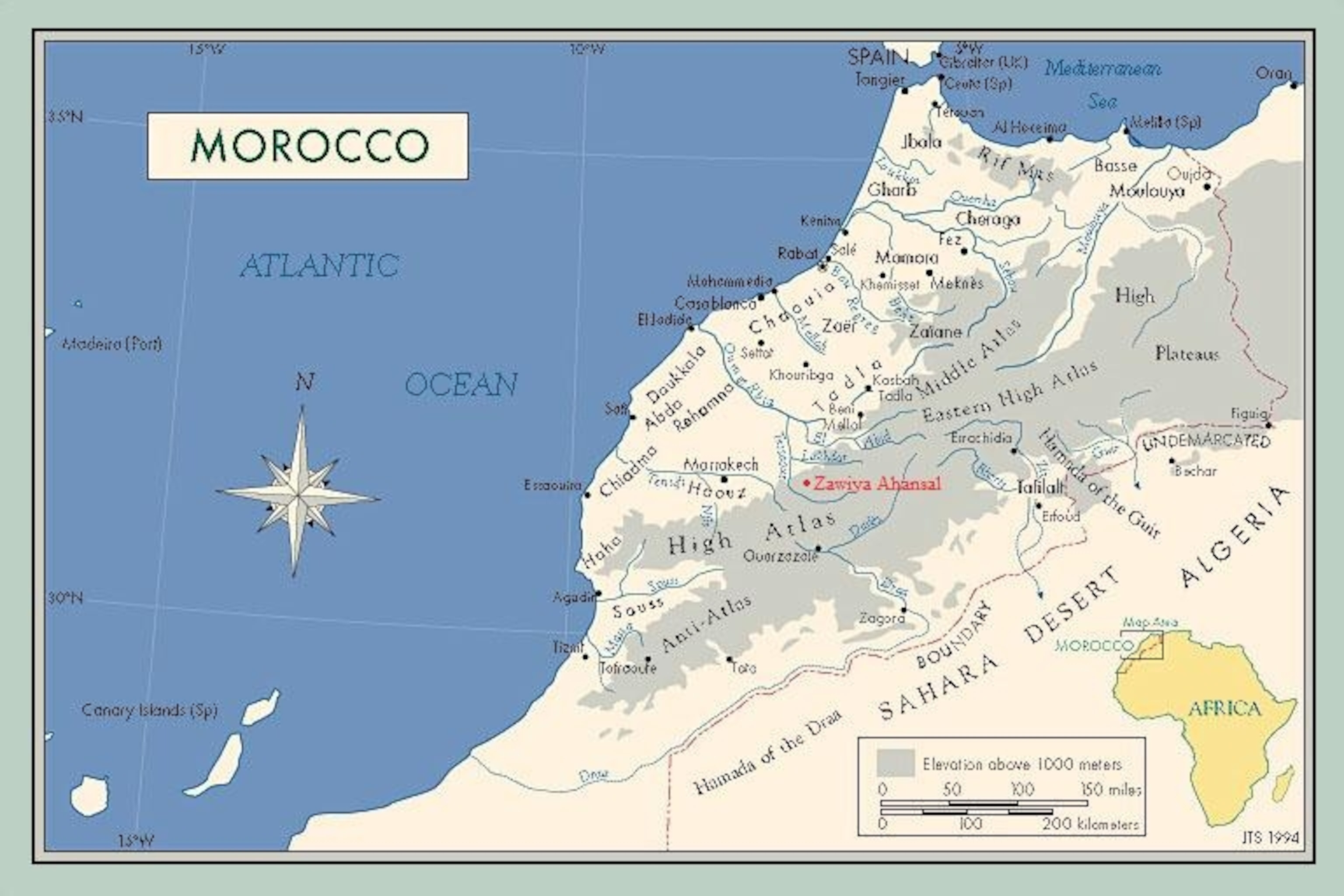 Zawiya Ahansal, Morocco