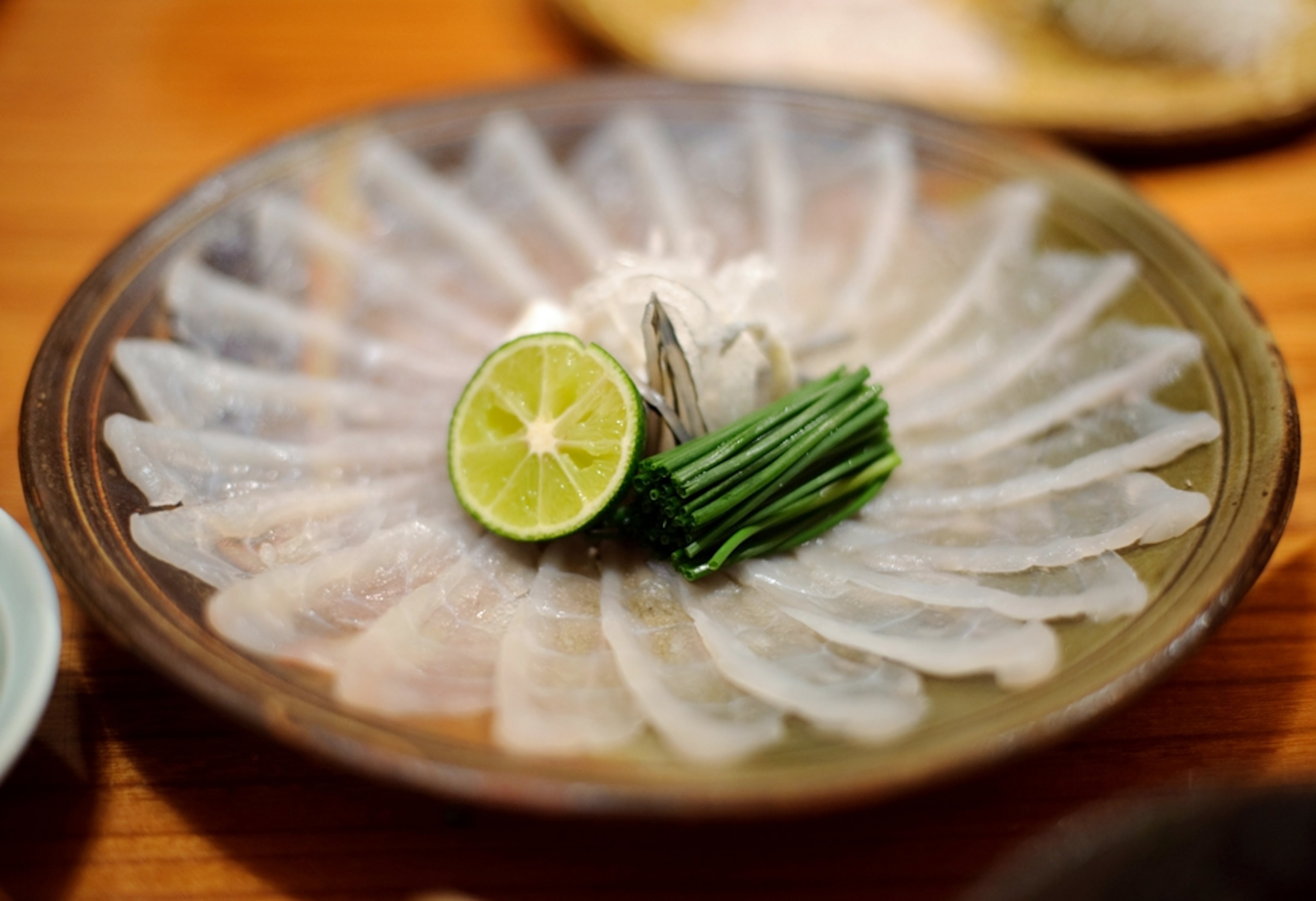 Fugu sashimi