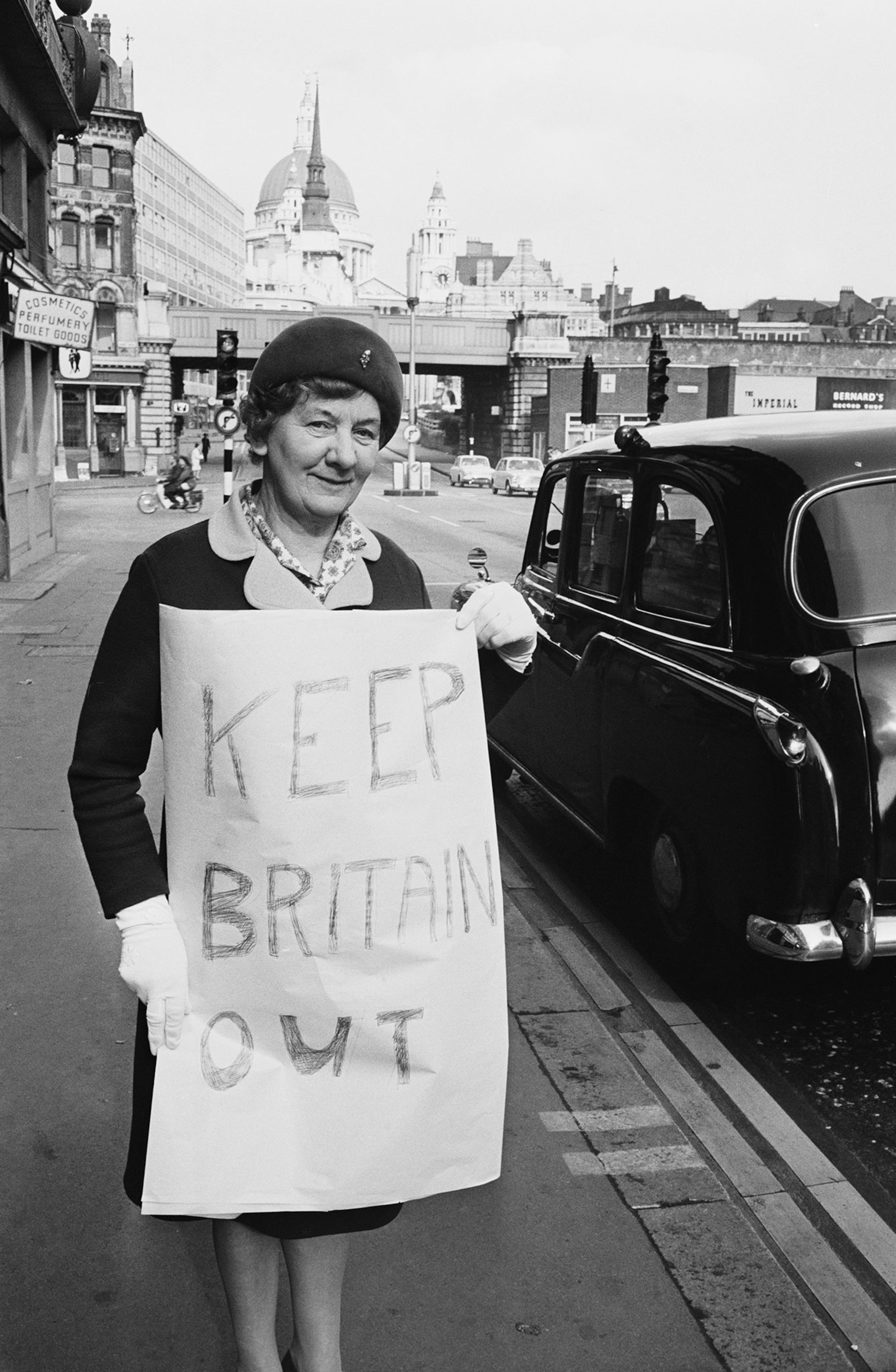 a european union protester