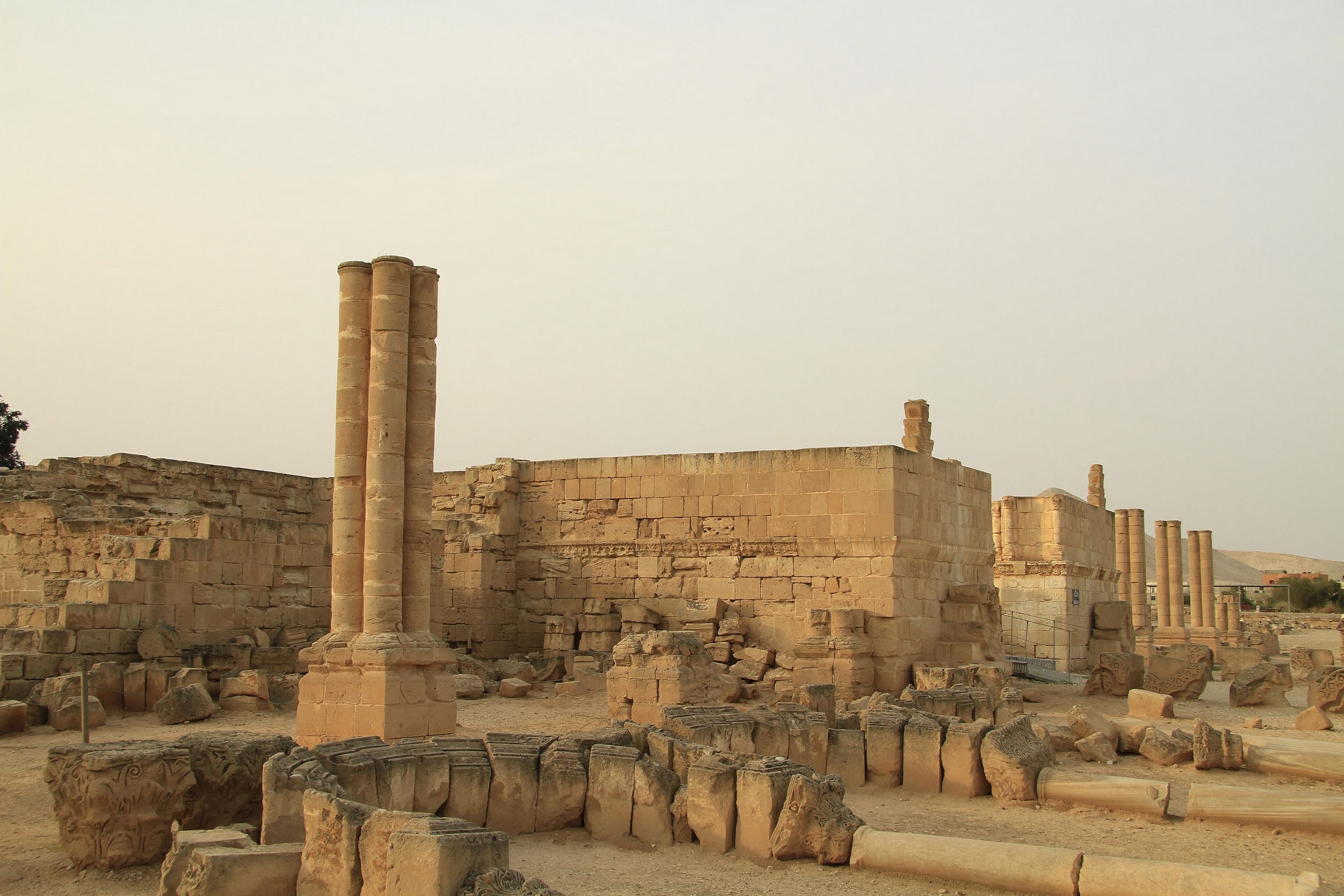 Hisham Palace (Khirbet el Mafjar) in Jericho, built in the 8th century during the Umayyad period as winter resort, and destroyed by the earthquake of 747 AD