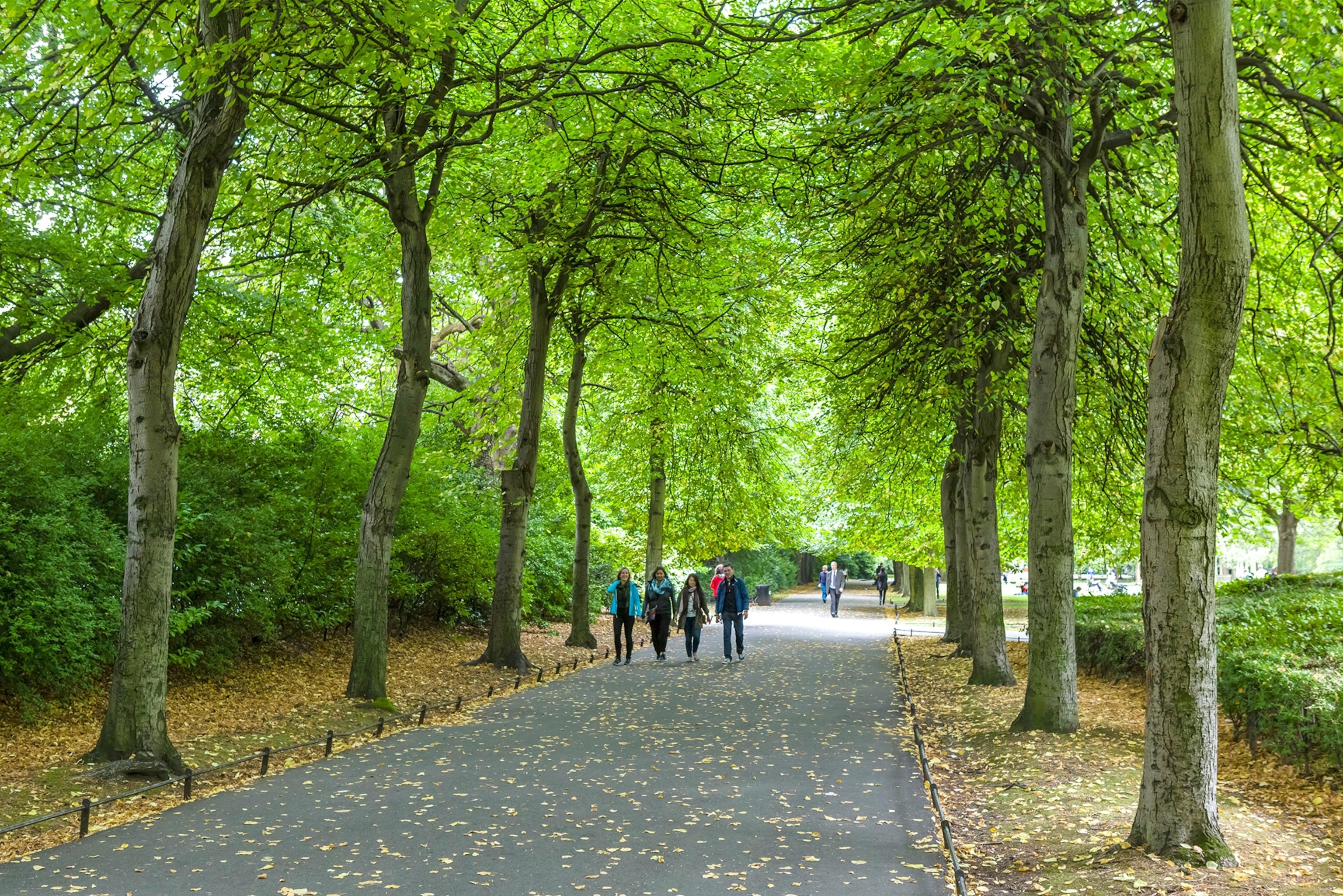 Saint Stephen's Green Park in Dublin, Ireland