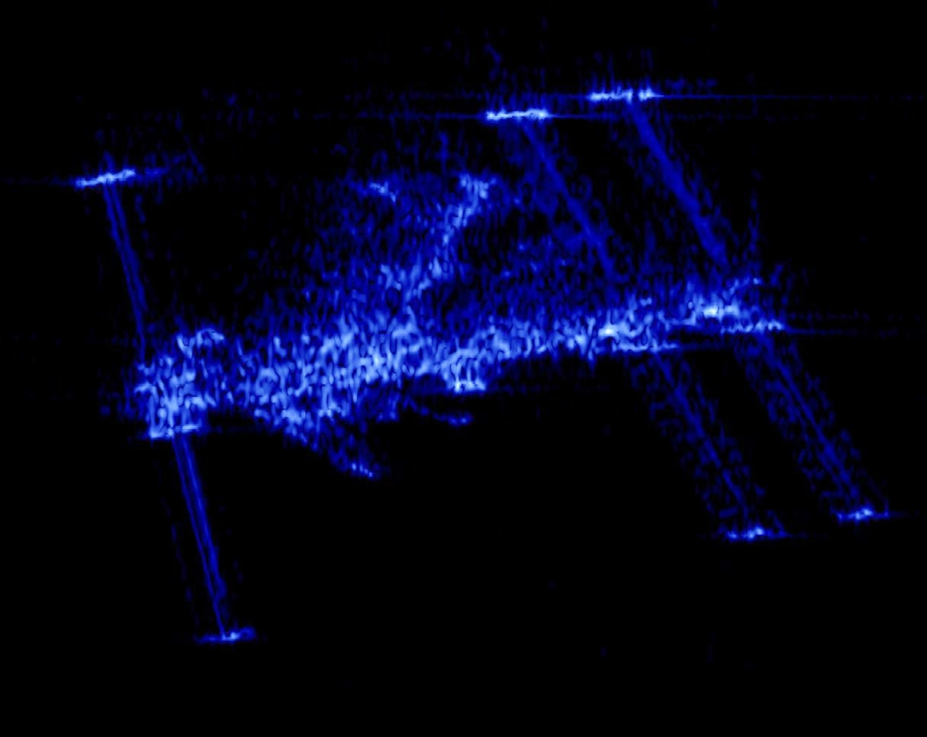 Radar picture of the International Space Station