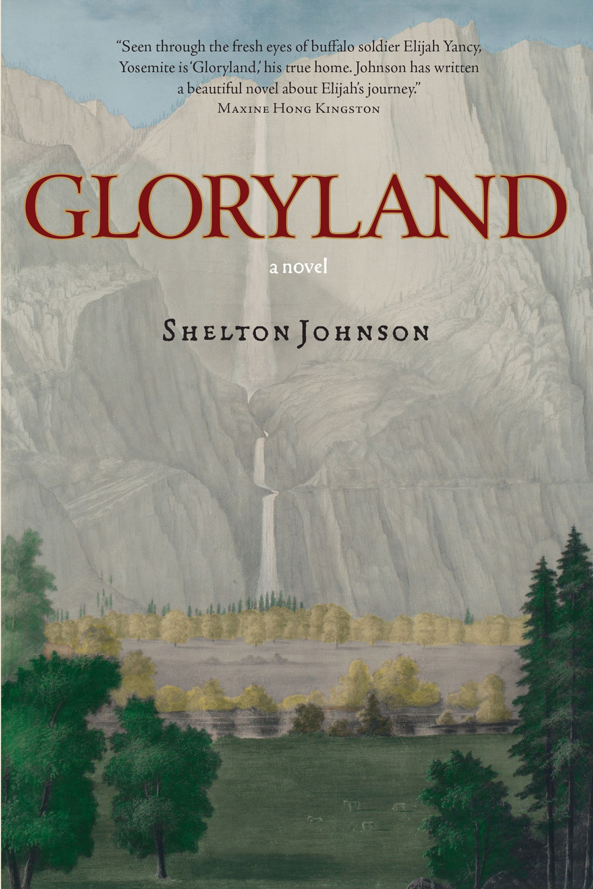 the book cover for Gloryland