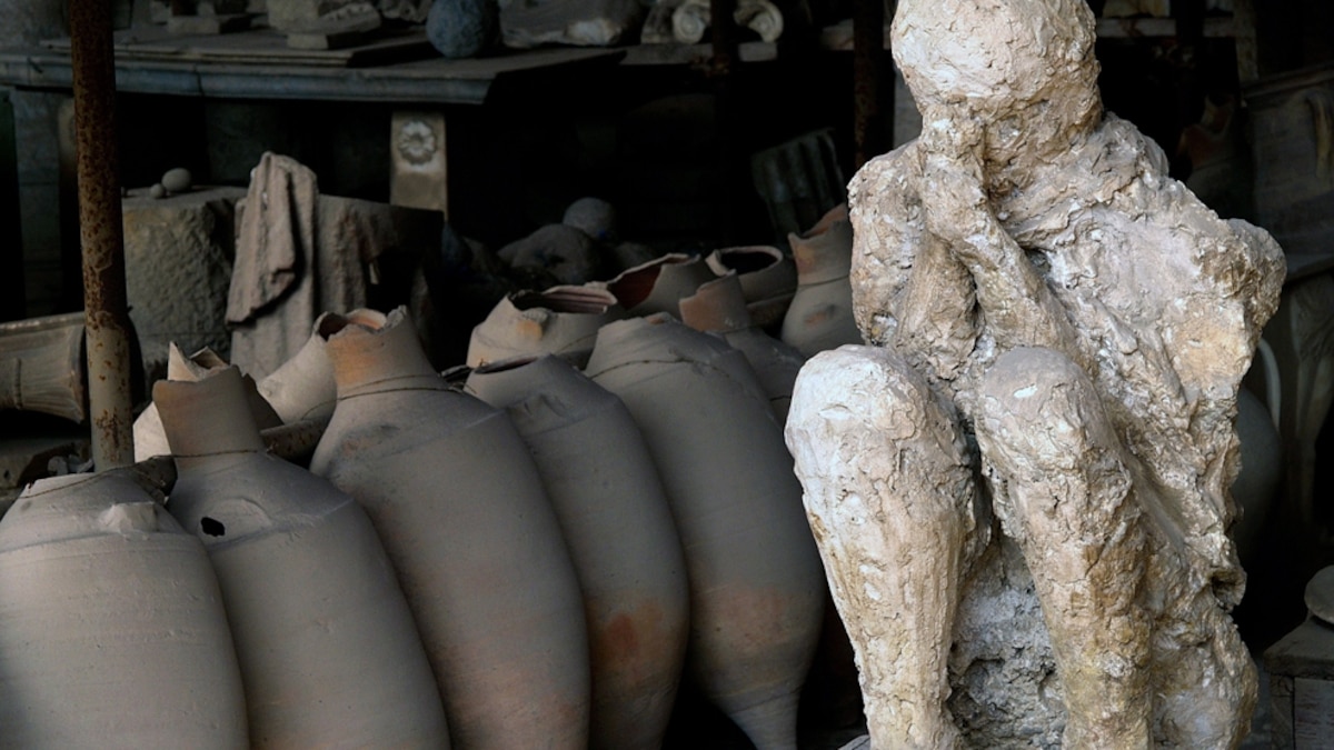 Pompeiians FlashHeated to Death—"No Time to Suffocate"