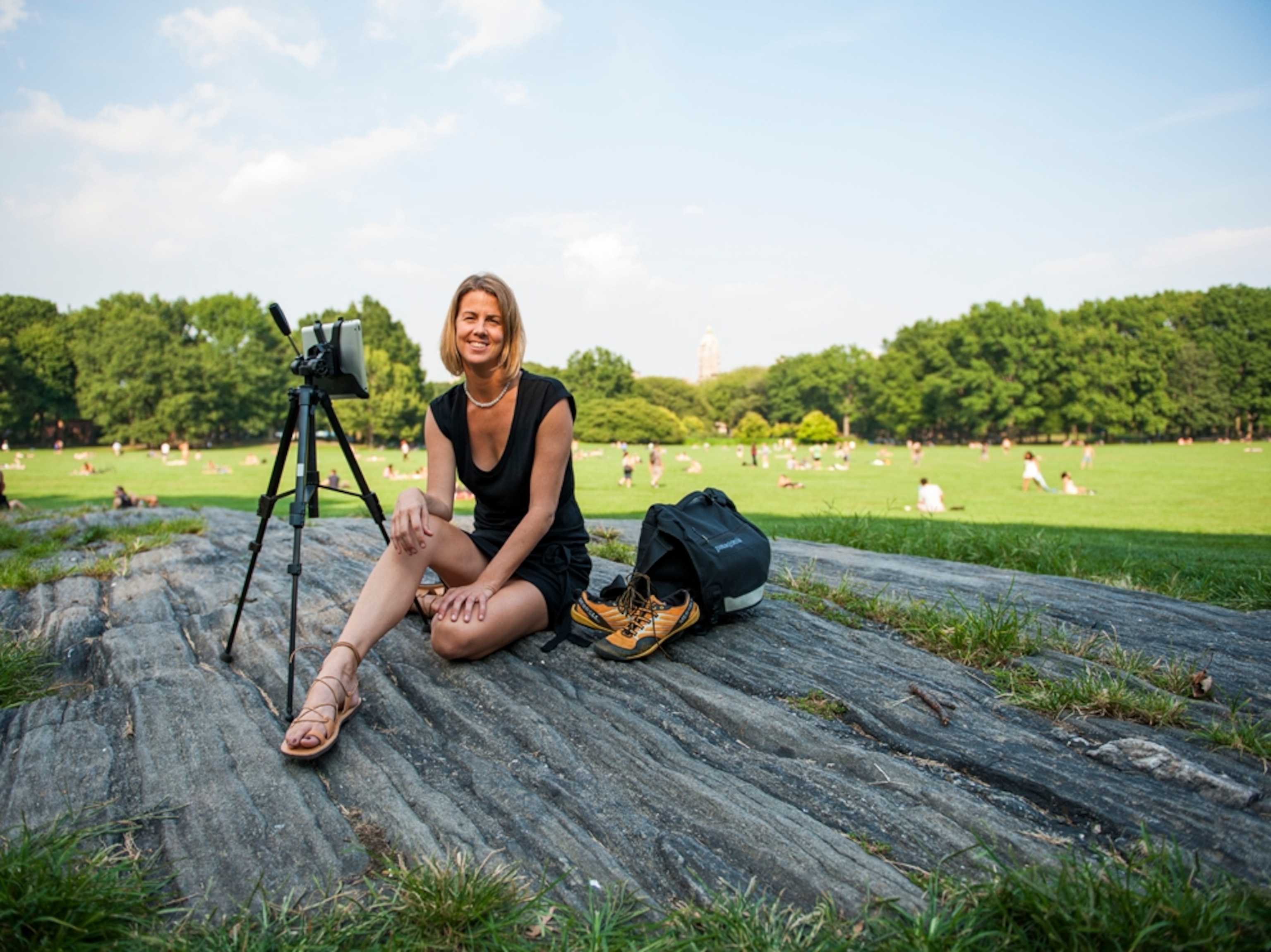 Diana Gross in Central Park