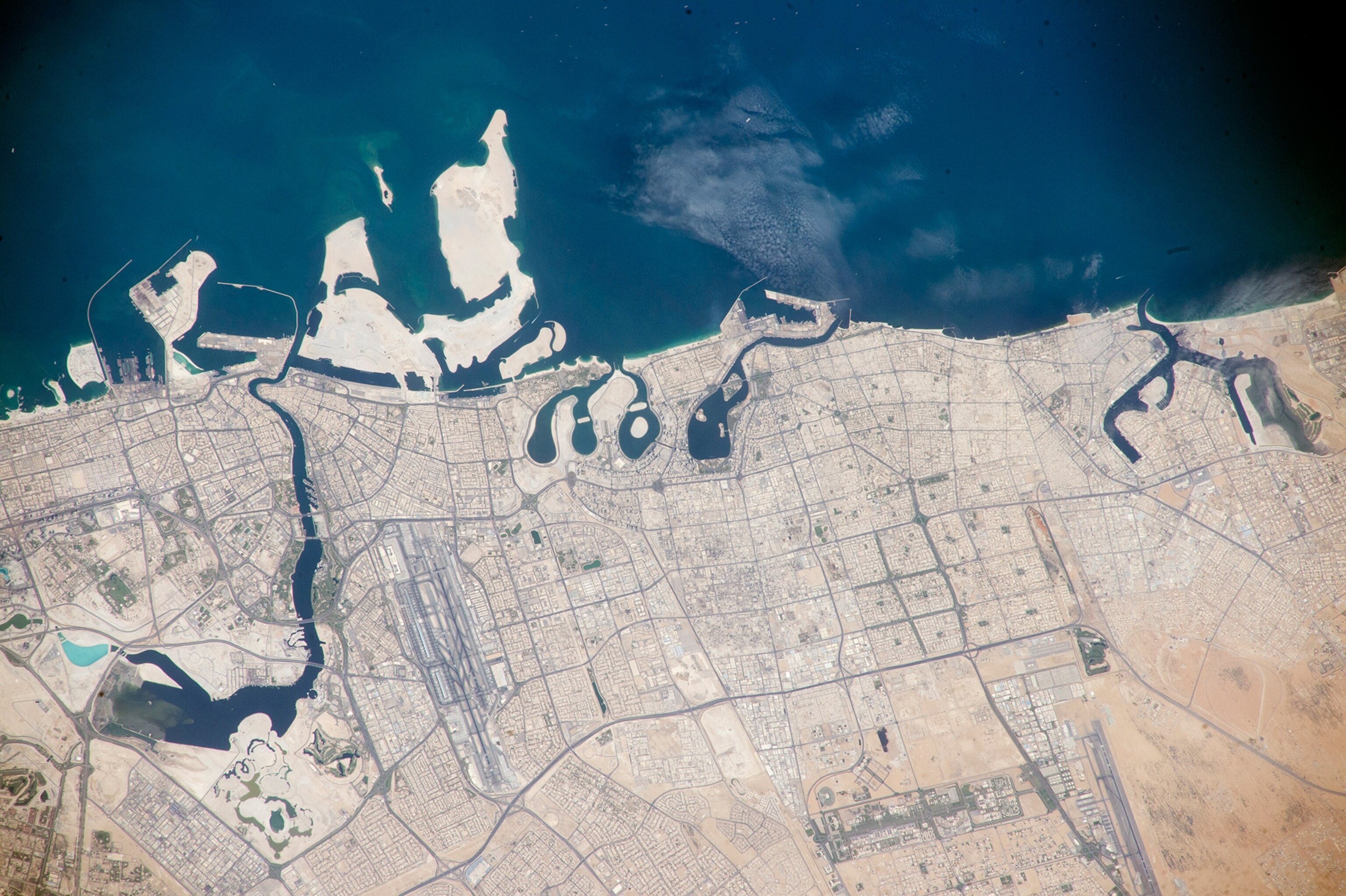 the United Arab Emirates from space