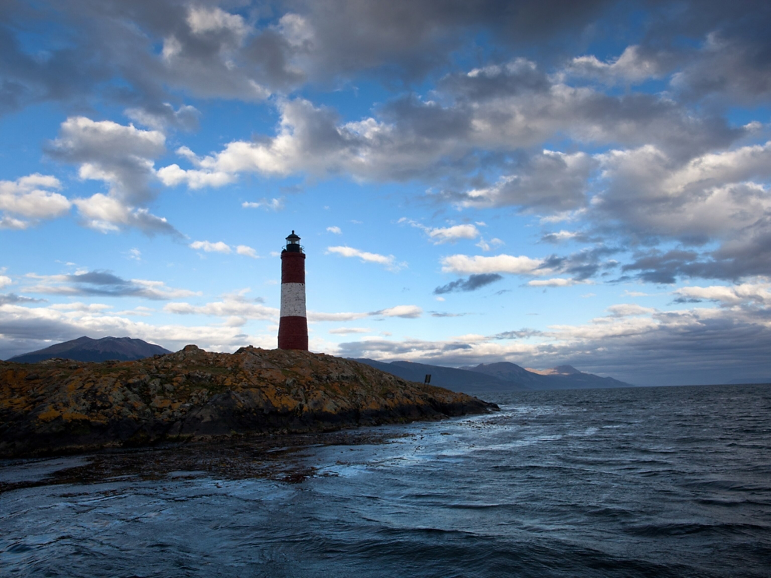 a lighthouse in Tierra del Fuego